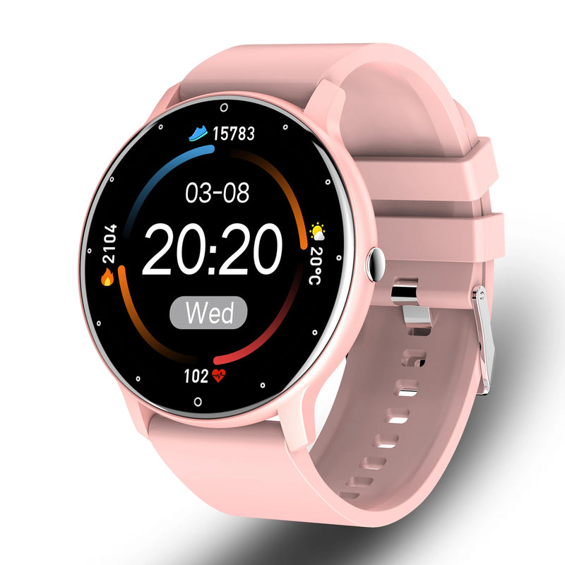 Novo Relógio Inteligente Feminino Masculino Esporte Fitness Smartwatch Relógios À Prova D'Água Bluetooth Monitor de Sono e Frequência Cardíaca para Android iOS